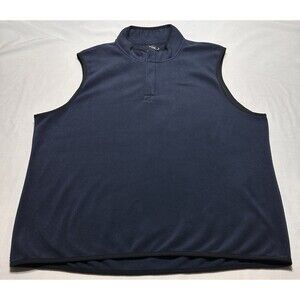 Nike Victory 1/4 Zip Golf Vest Mens Size XL Fleece Therma Navy CK6078-451 Swoosh